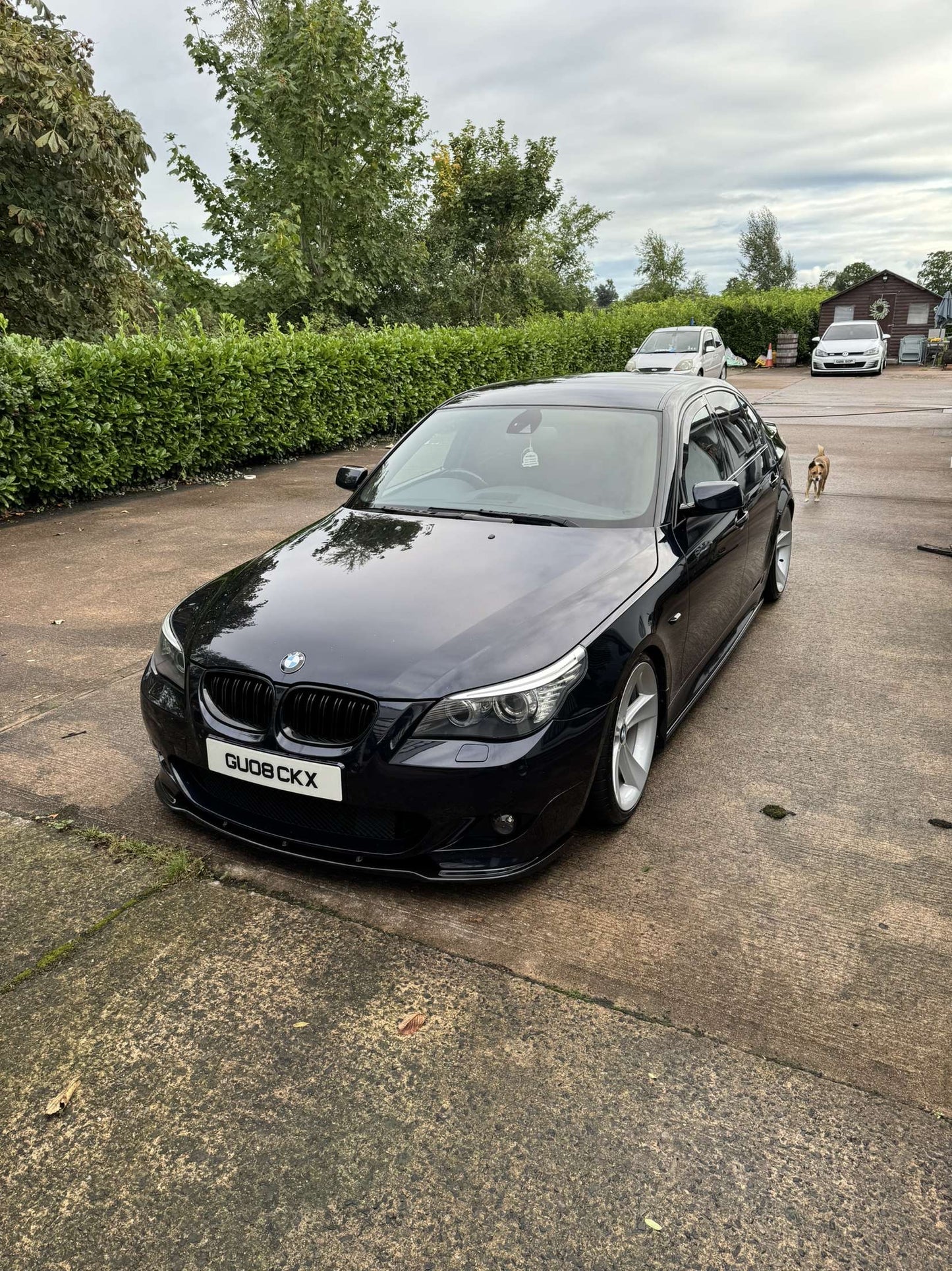 BMW E60 Front Splitter GLOSS BLACK