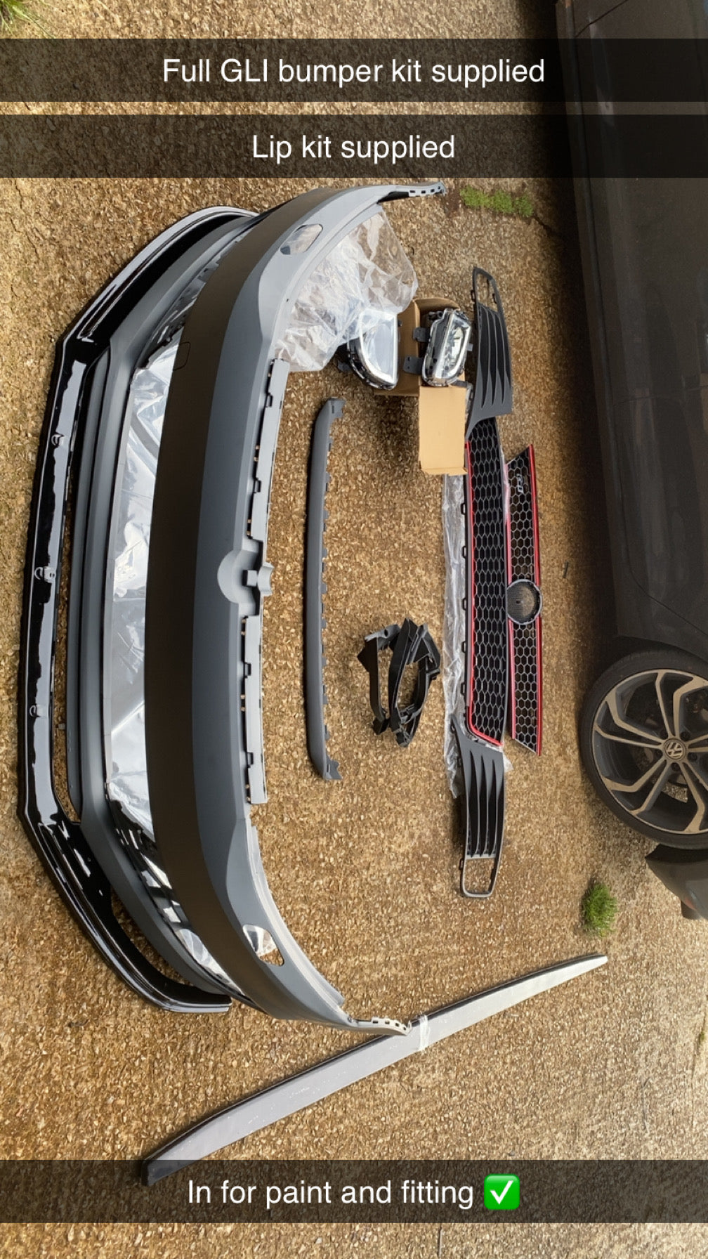 Front Bumper For VW Jetta Mk6 2011-2014 GLI