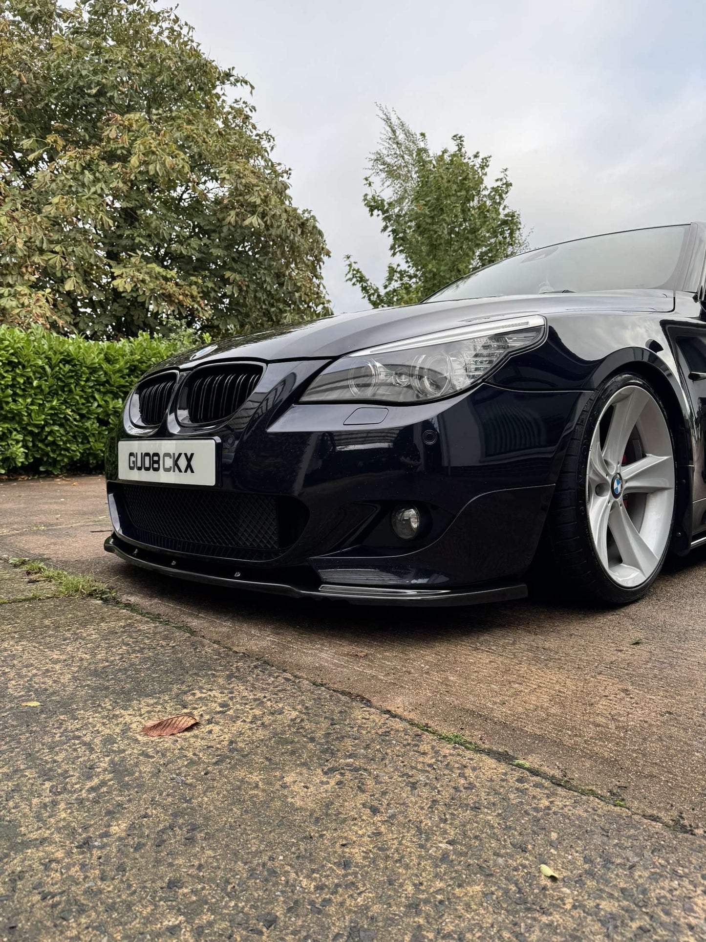 BMW E60 Front Splitter GLOSS BLACK